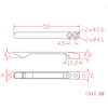 Klips Civivi Black Titanium, Tytanowe Śruby do Baby Banter (T003B)