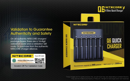 Ładowarka do akumulatorów - Nitecore Q6