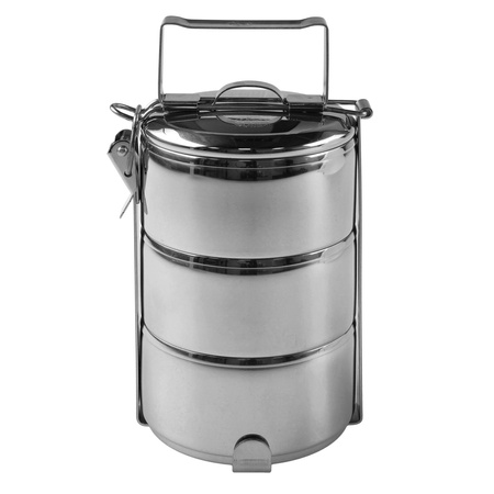 Menażka stalowa - Zestaw naczyń Zebra Food Carrier 12 cm x 3