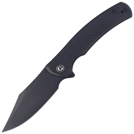 Nóż Civivi Sinisys Black Coarse G10, Black Stonewashed 14C28N (C20039-1)