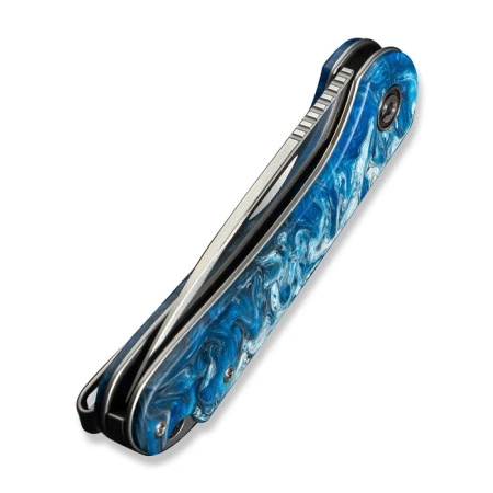 Nóż składany Civivi Elementum SJ Blue/Black/White Resin, Satin 14C28N (C18062AJ-4)