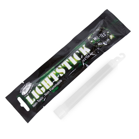 Światło chemiczne Lightstick Mil-Tec - 1,5 x 15 cm - Białe