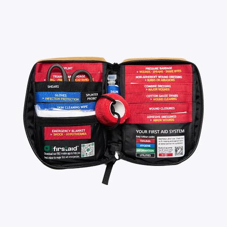 Apteczka z wyposażeniem - SURVIVAL Hiking First Aid KIT