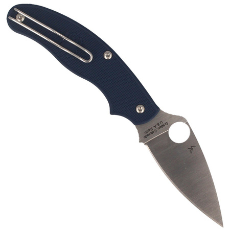 Nóż składany Spyderco UK Penknife FRN Dark Blue CPM S110V Plain - C94PDBL