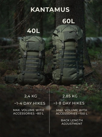 Plecak Savotta Kantamus 60L - olive