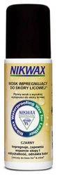 Nikwax - Impregnat Wosk do skóry licowej - Płynny - Czarny - 100 ml - gąbka