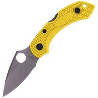 Nóż składany Spyderco DragonFly 2 Salt FRN Yellow Plain (C28PYL2)