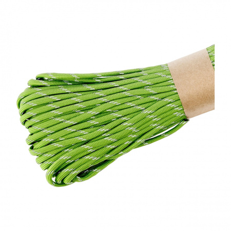 EDCX - Linka Paracord Type III 550 Reflective 30 m green golf