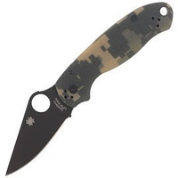 Nóż składany Spyderco Para 3 G-10 Digital Camo Plain (C223GPCMOBK)