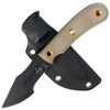 Böker Plus - Nóż Micro Tracker Brown Micarta, Black 1095 by Dave Wenger (02BO076)