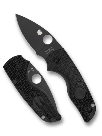 Nóż składany Spyderco Lil' Native Lightweight Black FRN, Black DLC CTS BD1N by Eric Glesser (C230PBBK)