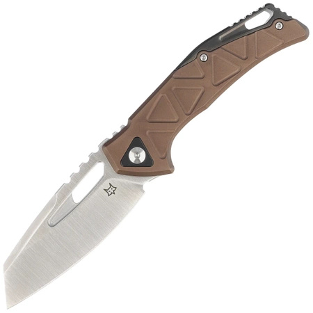 Nóż składany Fox Chronos Bronze Aluminium, Satin MagnaCut by Stefan Merk (FX-552 ALBR)