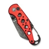 Nóż składany Civivi Pragma Red Aluminium, Damascus (C23062B-DS1)