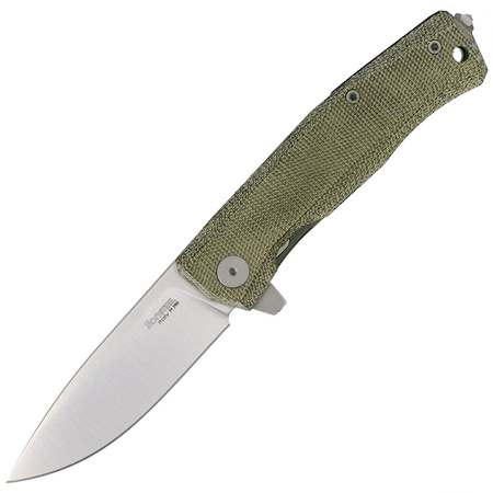 Nóż składany LionSteel Myto, Green Micarta, Satin M390 by Molletta (MT01 CVG)