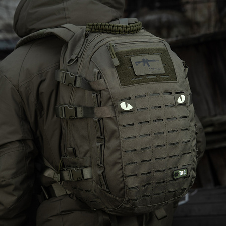 M-Tac - Naszywka Tigers Eyes Laser Cut (para) - Olive