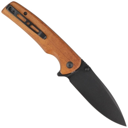 Nóż składany Sencut Sachse Guibourtia Wood, Black Stonewashed 9Cr18MoV (S21007-6)