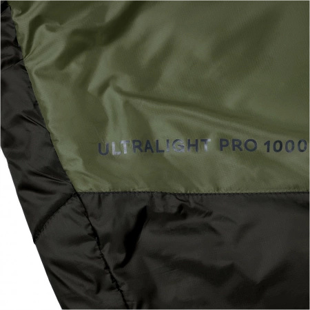 Alpinus - Śpiwór Ultralight Pro 1000 dla leworęcznych - zielony