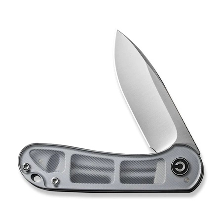 Nóż składany Civivi Elementum Flipper Polished Lexan, Satin D2 (C907A-7)