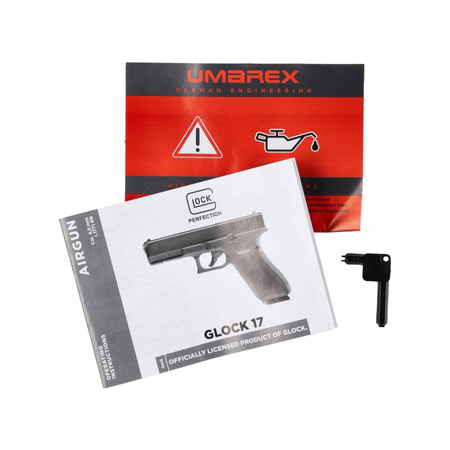 Glock - Pistolet wiatrówka Glock 17 gen5 4,5 mm BB szary