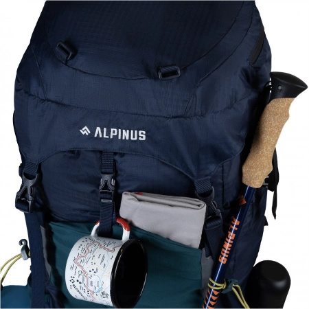 Alpinus - Plecak Woodpecker 70 - granatowo-zielony