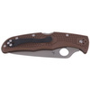 Nóż składany Spyderco Endura 4 FRN Brown Flat Ground Plain (C10FPBN)