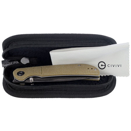 Nóż CIVIVI Imperium Olive Micarta, Black Damascus (C2107DS-2)