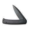 Nóż składany Civivi Caetus Black Burlap Micarta, Black Stonewashed 14C28N (C21025C-2)