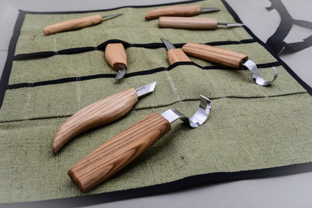 Zestaw 8 noży do rzeźbienia - BeaverCraft S08 - Set of 8 Knives