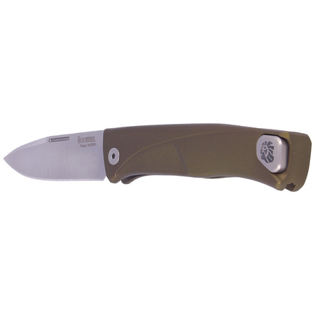 Nóż składany LionSteel Thrill Green Aluminium, Satin M390 by Molletta (TL A GS)