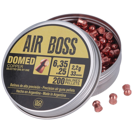 Apolo - Śrut Air Boss Domed Copper 6.35 mm, 200 szt. 2.20g/33.0gr (30200)
