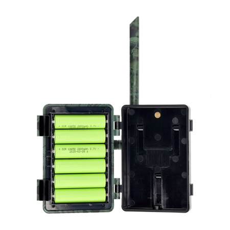 TOPHUNT - Fotopułapka GSM kamera leśna H6 z zestawem akumulatorów, zielona