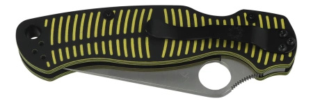 Nóż składany Spyderco Para Military 2 Yellow / Black G10, Satin MagnaCut (C81GBKYLMCP2)