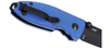 Nóż składany CRKT 2474BD SQUID BUTTON LOCK BLUE