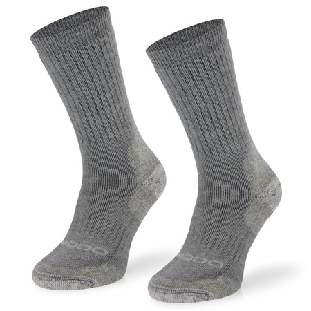 Comodo - Skarpety turystyczne STWA Alpaca grube - szare