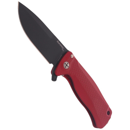 Nóż składany LionSteel SR Flipper Aluminum Red / Black Blade (SR22A RB)