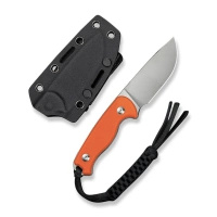 Nóż CIVIVI Timberbark Orange G10, Satin 14C28N (C23094-2)
