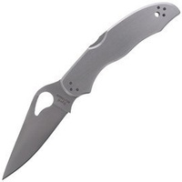 Nóż składany Spyderco Harrier Stainless Steel Plain (BY01P2)