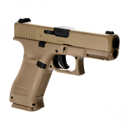 Glock - Pistolet wiatrówka Glock 19X 4,5 mm coyote BB CO2