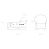 Kolimator otwarty Hawke Reflex Sight Wide View Circle Dot