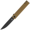 Nóż składany Fox Chnops OD Green Aluminium, Black Top Shield Becut by Raven Knives Design (FX-543 ALG)