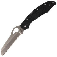 Nóż składany Spyderco Byrd Cara Cara 2 Rescue FRN Black (BY17SBK2)
