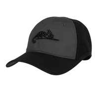 Helikon - Czapka Logo Cap - Czarny / Shadow Grey