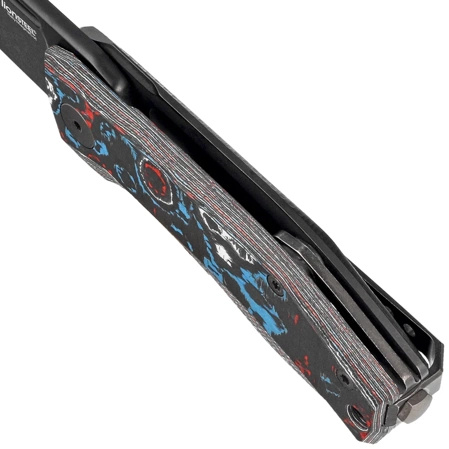 Nóż składany LionSteel Nano  Nebula Fat Carbon, Old Black MagnaCut (NA01 NB)
