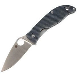 Nóż składany Spyderco Polestar G-10 Grey / BD1 Plain - C220GPGY