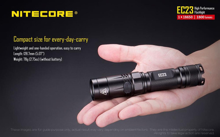 Latarka Nitecore EC23 1800 Lumenów