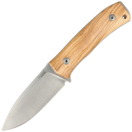 Nóż LionSteel Bushcraft Olive Wood, Satin M390 by Molletta (M4 UL)