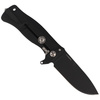 Nóż składany LionSteel SR Flipper Aluminum Black / Black Blade (SR11A BB)