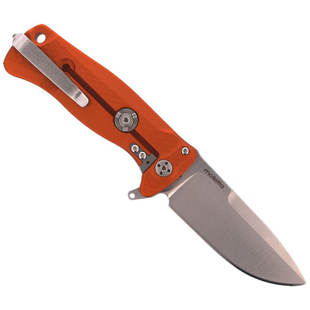 Nóż składany LionSteel SR22A Aluminum Orange, Satin Blade (SR22A OS)