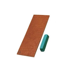 Pas skórzany do polerowania - Strop z pastą polerską zieloną (25g) LS2P1