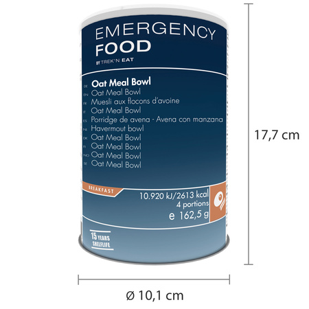Trek'n Eat - Emergency Food - Bowl Owsiany 650g (4 porcje)